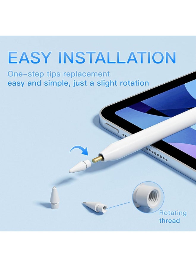 رؤوس أقلام بديلة لقلم آبل برو، رؤوس أقلام مُحسَّنة تناسب الجيل الأل والثاني من أقلام USB نوع سي من آبل، وقلم لوجيتيك كرايون الرقمي، رؤوس أقلام لقلم باد برو، مقاومة للنقطة الدقيقة، مقاوم للتآكل - Image 2